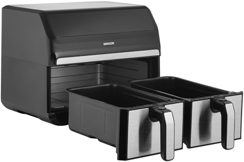 SENCOR Oljefri Luftfryer Dubbla Fack SFR 9500SS - Hälsofräsch Mat