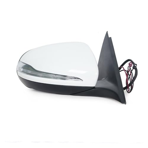 �h�A�~���[�ꎮ �ɓK������x���c W205 C �N���X C180 C300 C200 C260 2014 2015 2016 2017 2018 �ԑ��p���[�o�b�N�~���[�A�Z���u�����p(1PC Right White)