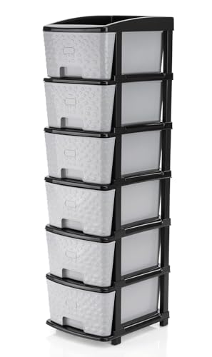 7-XL Drawer Multipurpose Drawer Plastic Modular Chest Storage Organizer Home, Office, Parlor, School, Doctors, Home and Kids (7XL)