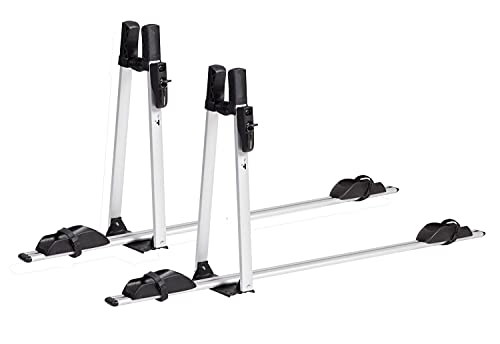 2X VDP Fahrradträger ALU Premium + Dachträger VDP Delta kompatibel mit Citroen C6 (4 Türer) 2005-2012