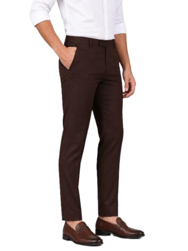 Image of Mens Formal Pant | Comfortable Cotton Trousers for Office and Business Wear