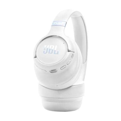 JBL Tune 780NC, Kabelloser Over-Ear-Kopfhörer mit Noise-Cancelling, Weiß – Ansicht 5