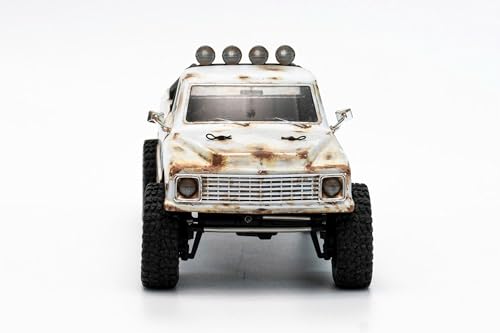 Image of furitek FX118 Fury Wagon Ultimate Upgrade Kit Scale 1 /18 RC Crawler RTR - Remote Control Car, RC Crawlers with High-End Upgrades Ready to Install for Adults (White (TT-0022))