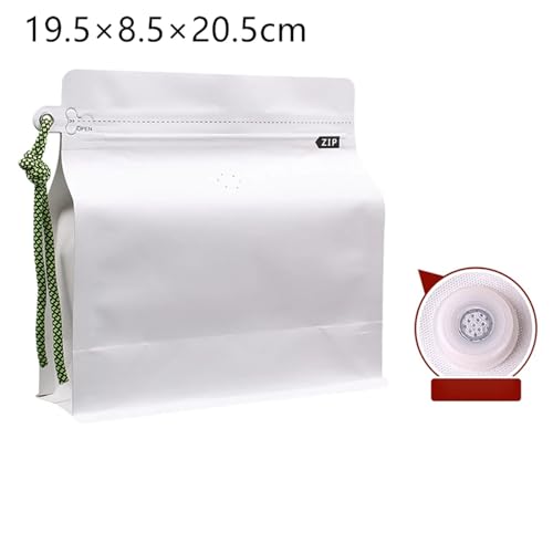Bolsas de café con válvula herméticas reutilizables de aluminio anti humedad 30 pzas 3