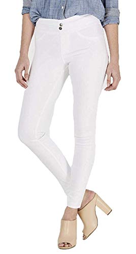 Skimmer en denim blanc lisse taille S anti-transparent et stretch