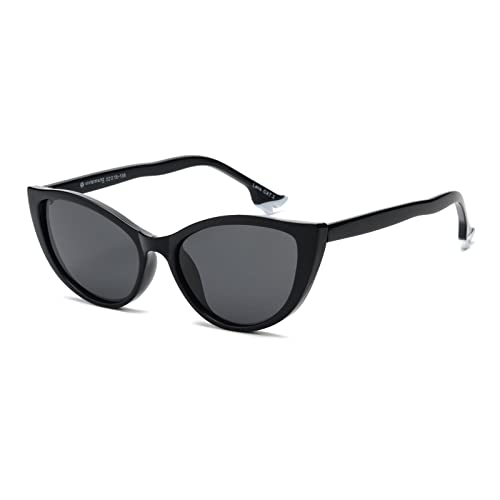 Retro Polarized Cat Eye Sunglasses for Women, Trendy Vintage Y2K Sun Glasses Gafas de sole VF22193