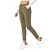Nina Carter J250 Damen Chinohose Bequeme High Waist Slim Fit Stretch Baumwollhose Stilvolle Alltag Freizeit Hose (Khaki (J250-11), M)