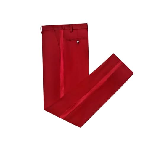 Tux Pant Men's Tuxedo Pants Satin Band Stripe Solid Colors Suit Trousers Trimmed Trousers Man Pant