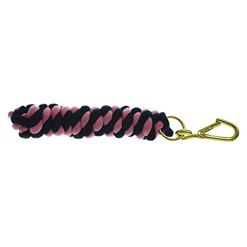 Hy Two Tone Twisted Lead Rope(Navy/Pink, )