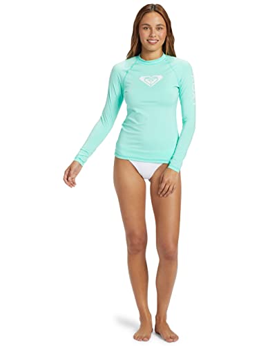 Image of Roxy Women's Long Sleeve Compression Fit Rashguard UPF 50+ Quick Dry Recycled Swim Shirt