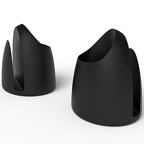 j-me original design Tidy-Black Hub Tech ordenado, Negro, Mantiene Todos Tus Dispositivos Multimedia en un Lugar Conveniente, Goma Antideslizante, 13 x 10 x 11.5cm