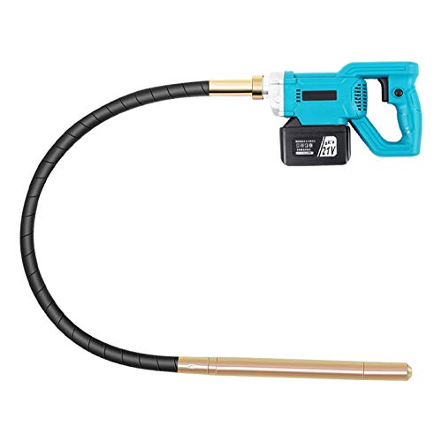 Hand-held Concrete Vibrator，Cordless Concrete Vibrator Kit Vibrating Rod With 21V Two Batteries and One Charge