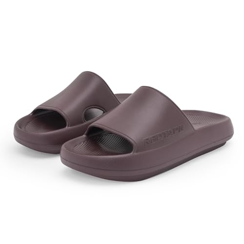 Image of Red Tape Mens Sliders in Beige | Casual Pool Sliders