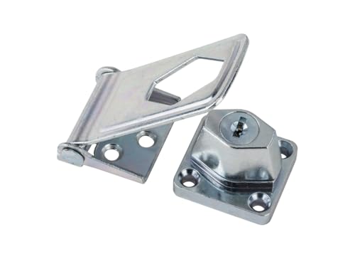 Image of National Hardware Key Locking Hasp, Zinc, 3-1 /2-In.