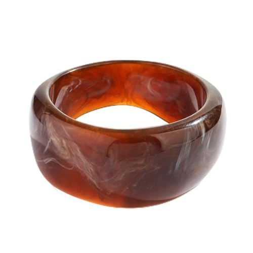 Bracelet résine acrylique haut de gamme : manchette acétate géométrique d'exception