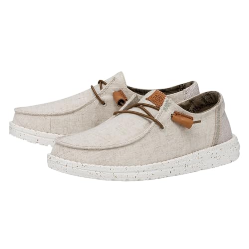 Hey Dude Women's Wendy Washed Canvas | Women’s Shoes | Women’s Lace Up Loafers | Comfortable & Light-Weight - Image 5
