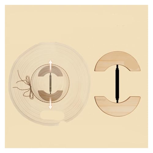 Sombrero de madera ajustable SHENJMAI con soporte tensor para gorras 3