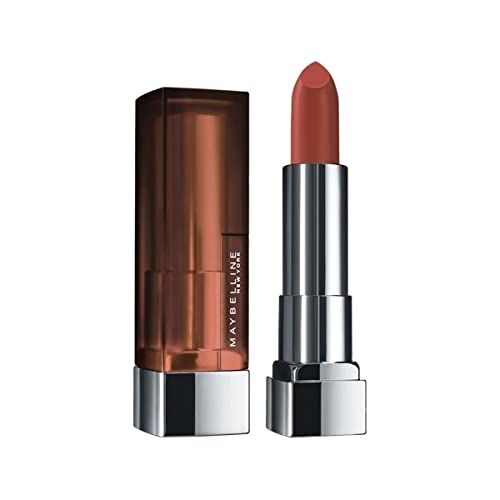 Maybelline New York Color Sensational Creamy Matte Lipstick lasts up to 12 Hours, Hydrate Lips, Creamy Lipstick with Shea Butter, Available in 42 different Shades - 673 Midtown Pink, 3.9g