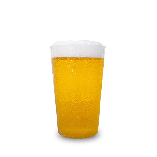 30 Stück Mehrweg Partybecher 0,5l - Plastik Bierbecher bruchsicher, Party Becher Set, Plastikbecher Grillparty, Kunststoff Biergläser Made in Germany