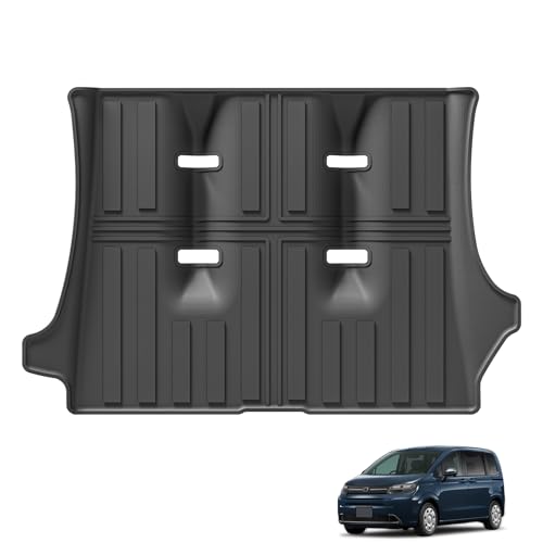 ZUNDUO フリード エアー クロスター GT系 専用 ラゲッジマット 3D スポーツマット FREED GT 6人乗り 車種専用設計 トランクマット 防水 掃除簡単 TPE素材 滑り止め 耐汚れ フリード アクセサリー カスタム パーツ 内装 アクセサリー (FREED R6.6-現行)