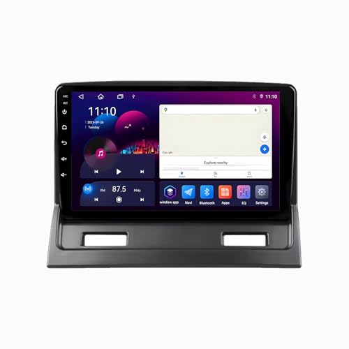 9' 2 DIN Coche Pantalla Táctil Android 13 Estéreo para automóvi con Navegación GPS WiFi Mandos Volante Cámara Trasera para Mitsubishi Galant 9 2003-2012 Coche Bluetooth Pantalla(S900 12+256G)