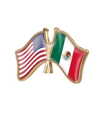 Image of World Most Countries Single Pin Brooch Badge United States USA America and Other Countries Cross Friendship Pin Badge for Men Women