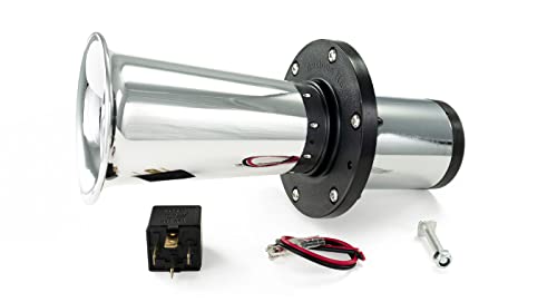 HornBlasters Chrome Oogah Horn - Old Time Car Sound - Replaces or Adds On to Stock Horn