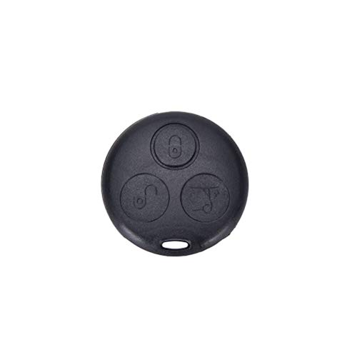 Key Shell Key Accessories Spare Parts Key Cover Car Remote Control 3 Buttons Compatible With Smart Fortwo, 450, Forfour