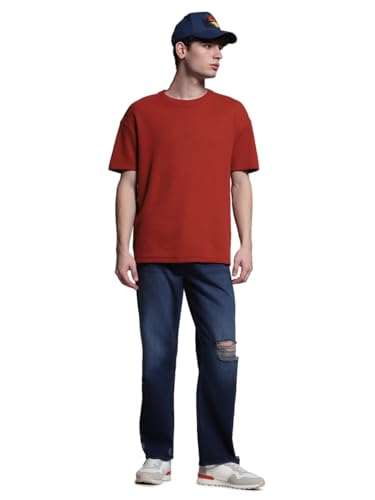 Image of JACK & JONES Men's Loose Fit Jeans | High Rise | Jeans for Men