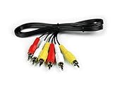 vevey gare  VEBA AV350 - Cable RCA 5 Metres Rouge Jaune Blan...