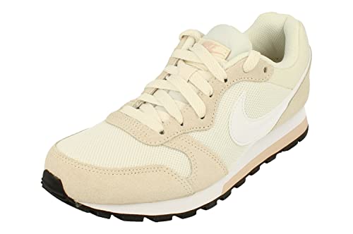 Nike Womens Md Runner 2 Trainers 749869 Sneakers Shoes (UK 4 US 6.5 EU 37.5, Phantom White Light Cream 011)