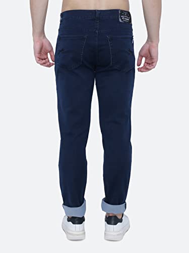 Image of Strechable Denim Regular Fit Mid Waist Light Weight Soft Feel Stretchable Denim Jeans Pant for Men