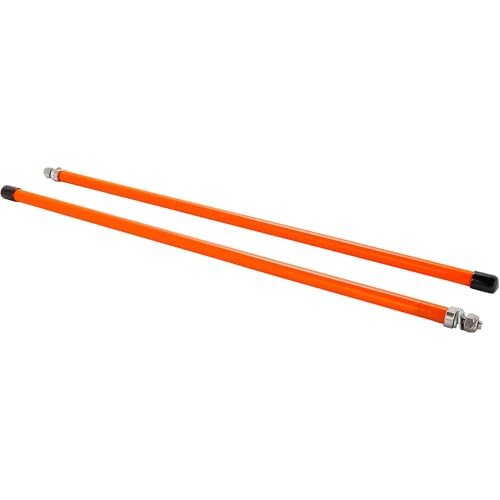 Black Boar Camco Black Boar ATV/UTV Snow Plow Marker Kit | Features a High Visible Florescent Orange Color & Designed with High-Density Polyethylene with Flexible Vinyl End Caps | 18-Inches (66029)
