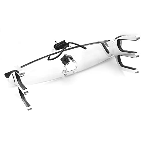 Krypt Towers Reborn Pro Wakeboard Tower Racks for Boat, 6061 Aluminum Tines, Wake Board, Kneeboard, Ski, Clamp Sizes 1 3/4, 1 7/8, 2, 2 1/4, 2 3/8, 2 1/2, Polished or Black (Ski Polished)