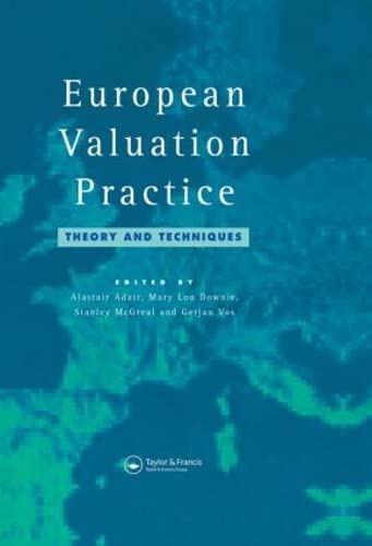 European Valuation Practice: Theory and Techniques