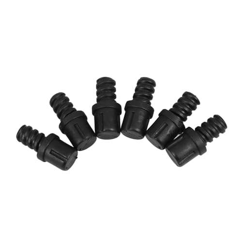 FRCOLOR 6 Piezas Accesorios para Escobilla De Baño Almohadilla Bol Bloquear Varita Mágica Agarre Recargable Dispensador Pincel Limpiador Asiento Enjuague Enjuagar Drenar Páginas Black