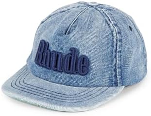 Denim Embroidered Logo Baseball Cap