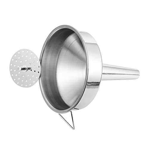 IMIKEYA Entonnoir Acier Inoxydable Pour Transfert Huile Liquide Adapté Aux Bouteilles Et Récipients