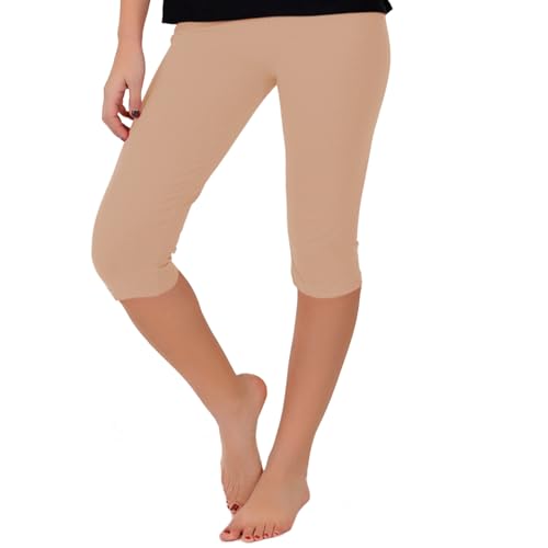 Image of STRETCH IS COMFORT Women's Ultra Buttery Smooth Cotton Leggings, Knee Length Leggings or Shorts | Small to 5X