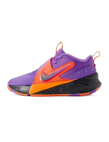 Nike Little Kids Team Hustle D 12 SE Bright Violet/Black-Total Orange 2Y