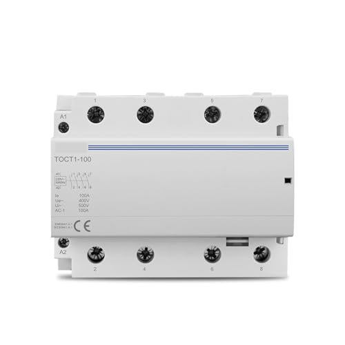 Contacteur modulaire 100A TOCT1-100 pour éviter la surcharge des tableaux 230V