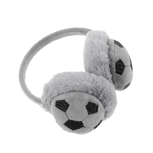 Kids Winter Earmuffs Soft Football Ear Warmers for Boys Warm Ear Covers for Cold Weather for Toddlers Comfortable and Stylish Winter Accessories