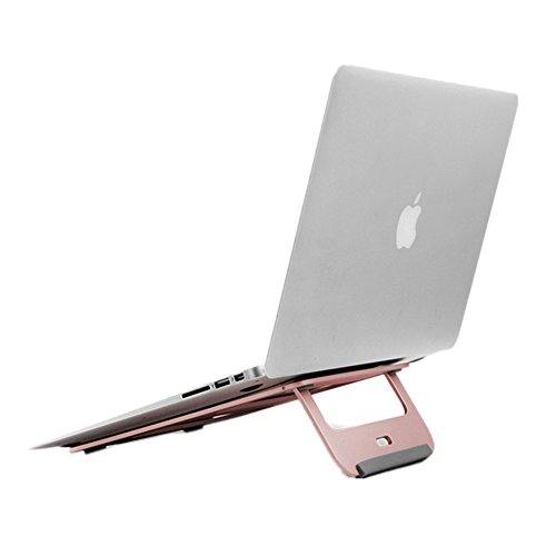 Faltbare leichte Laptopständer Kochbuchständer Notebookständer in Alulegierung / Laptophalter für Laptops, eBook-Reader,Notebooks, Tablet, Notenhefte