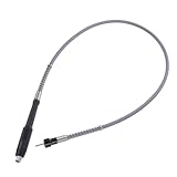 SEWACC Flexibles Verlängerungskabel für Bohrmaschinen mit Kunststoff Stahl Welle 32mm Kupferbohrfutter Komfortabler Griff Verlängerung für Rotationswerkzeuge zum Schleifen und Polieren