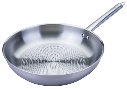 Poêle à frire ovale inox 28 cm FACKELMANN cuisson nette induction - 2