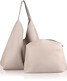 2-teilig collezione alessandro Shopper Stockholm aus veganer Kalbsledernachbildung, 2-tlg. 44cm x 34cm x 15cm
