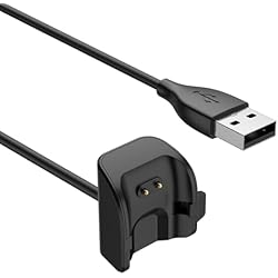 Cargador Reloj Samsung Fit 2 Oumida Cargador para Samsung Galaxy Fit 2, Cargador Portátil de Carga Rápida USB de Repuesto de 92cm para Samsung Galaxy Fit 2 R220, Negro