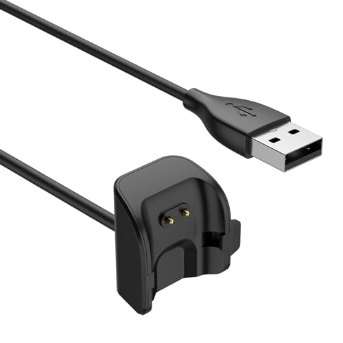 Oumida Cargador para Samsung Galaxy Fit 2, Cargador Portátil de Carga Rápida USB de Repuesto de 92cm para Samsung Galaxy Fit 2 R220, Negro
