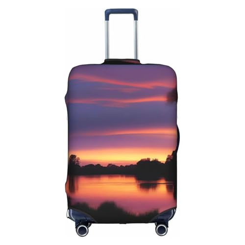 Evening Glow Medium Luggage Suitcase Cover.The cover does not include the suitcase itself