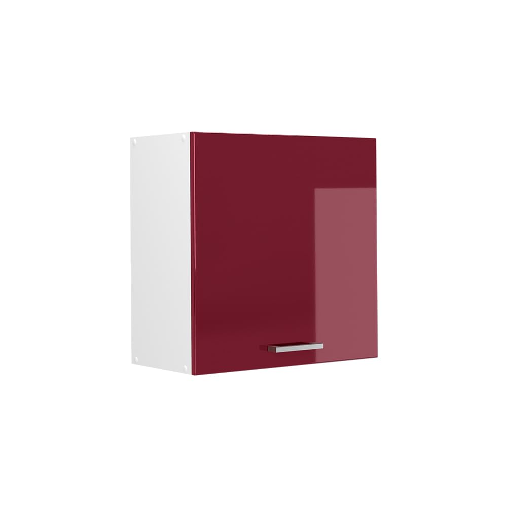 Vicco Wall cabinet "Raul", Red high gloss/White 60 cm โ image 1